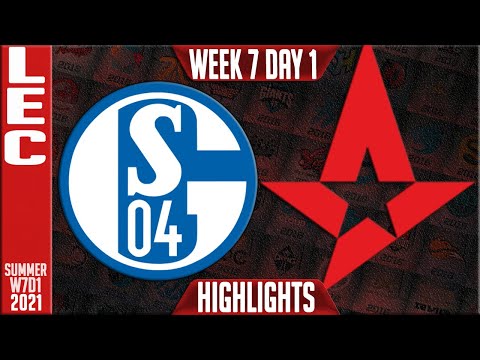 S04 vs AST Highlights | LEC Summer 2021 W7D2 | Schalke 04 vs Astralis