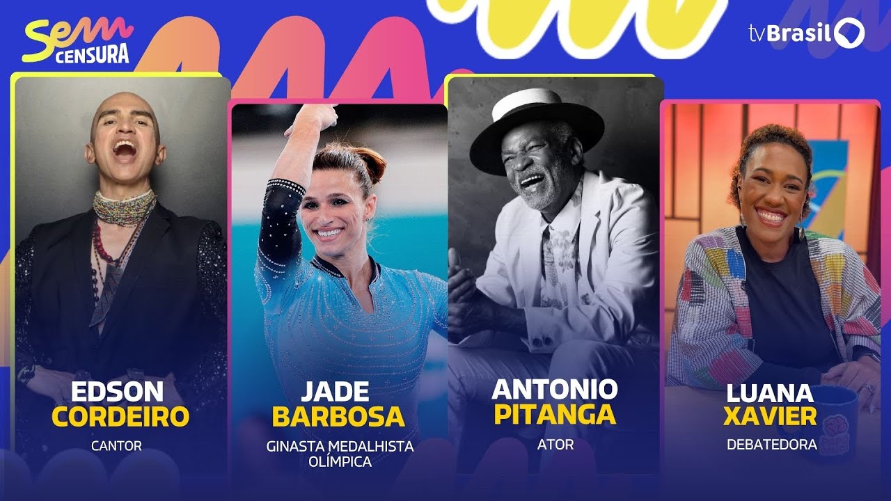 🔴 SEM CENSURA RECEBE JADE BARBOSA, EDSON CORDEIRO, ANTONIO PITANGA E LUANA XAVIER