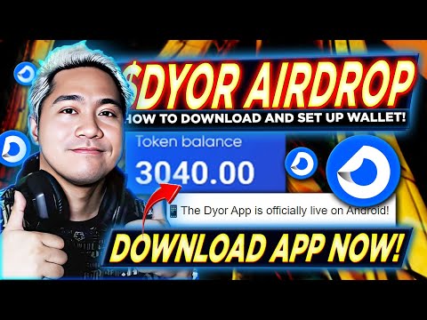 $DYOR FREE AIRDROP Update | HOW TO DOWNLOAD AND CREATE WALLET | Free Crypto Without Investment!