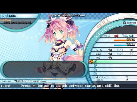 Moero Chronicle PC Lilia Fan Service