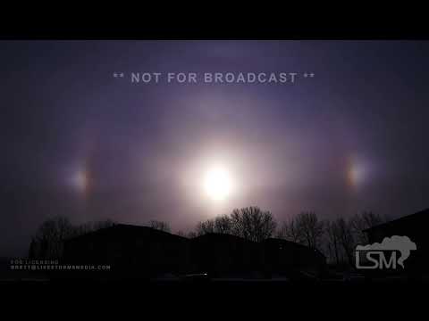 12-23-2022 Macomb, IL  - Amazing Sun Dog - Winter Optics