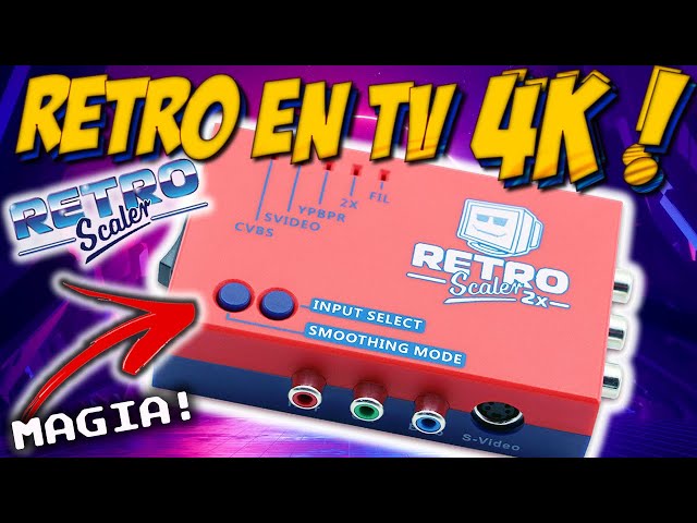 Vídeo relacionado con Vomeko RetroScaler2x Converter AV A HD: Convertidor HD para Consolas De Juegos Clásicas, Convertidor AV A HDMI para Consolas Antiguas, Potenciador De Vídeo para Juegos Retro Y Más.(Azul)