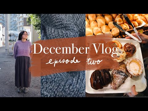 December Vlog Episode 2 - Knitting As Usual, An Accidental Cast On, & A Bit of Kobe