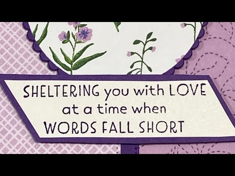 FaceBook/YouTube Live #inspiredthoughts #cottagerose #stampinchezmoi #stampinup #denisewillerton