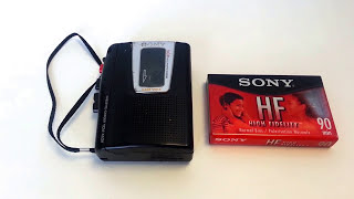 Video thumbnail for Sony TCM-453V Cassette Tape Recorder VOR Clear Voice Tested Fresh Batteries Sold! by Pop Punk Picker's Ebay Demos