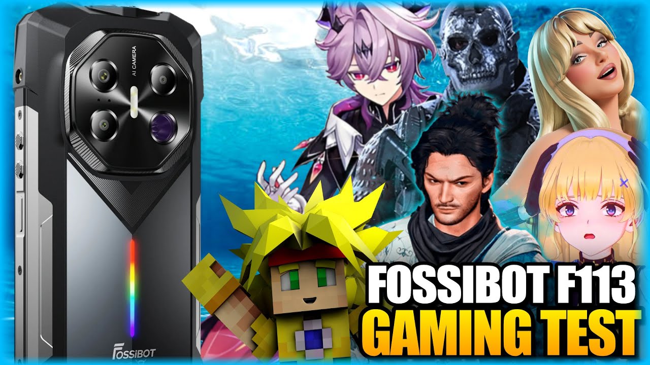 Este Telefono Gamer es INDESTRUCTIBLE y corre los MEJORES JUEGOS - Fossibot F113 Gaming Test