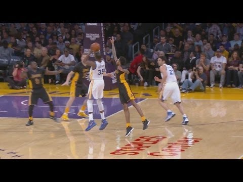 Brandon Ingram Blocks Ken Durant's Three | Warriors vs Lakers | Nov 25, 2016 | 2016-17 NBA S