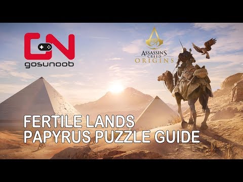 Assassin's Creed Origins: Fertile Lands Papyrus Puzzle Guide