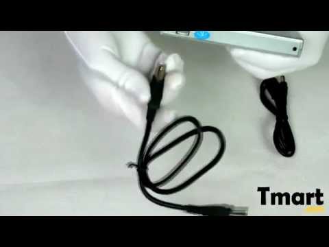 35.99 Slim Portable USB 2.0 DVD RW External Optical Drive Silver-N00166