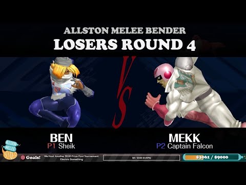 The Allston Melee Bender - Impulse | Ben (Sheik) vs Mekk (Captain Falcon) - Losers Top 16