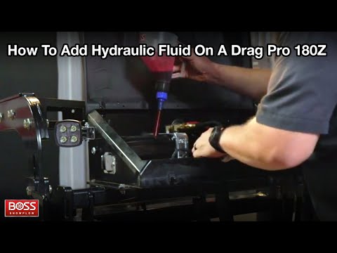 How To Add Hydraulic Fluid On A Drag Pro 180Z  | BOSS Snowplow |