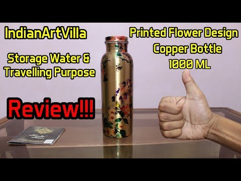 Copper bottle storage water traveling purpose review