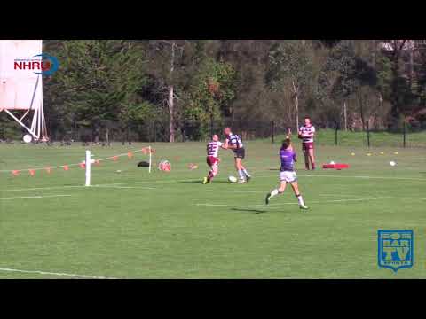 2018 - NHRU - Round 1 - Highlights - Premier 2 University v Nelson+Bay