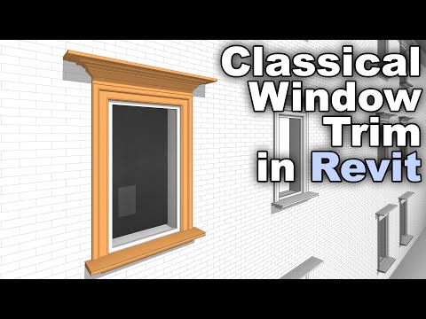 Classical Window Trim in Revit Tutorial