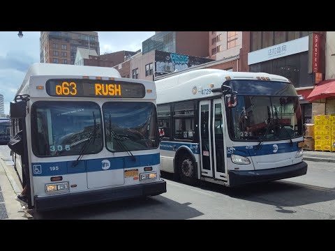 MTA Bus Company: 2011 New Flyer C40LF #195 on the Q63 RUSH @ Flushing - Main Street | 07/19/25