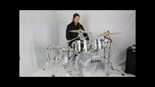 Video thumbnail for Tama Silverstar Mirage 7pc Acrylic Drum Set - Crystal Ice Clear - Exclusive Greenbriermusic Kit by Greenbrier Music