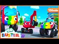 ️ Multicolor Surprise Paint Job ️ Go Learn With Buster Videos For Kids