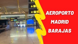 preview picture of video 'Aeropuerto de Madrid - Aeroporto de Madri - Madrid Airport - Barajas'