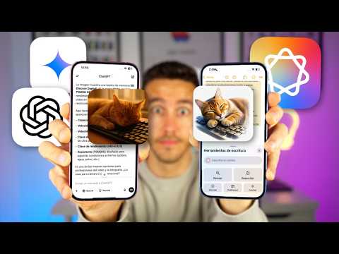 ChatGPT vs Gemini en iPhone ¿Mejor que Apple Intelligence? 🆚  Esta es la mejor IA…