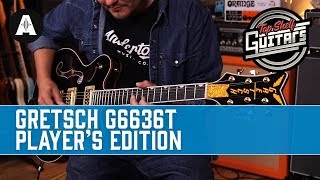 Video thumbnail for Top Shelf Guitars - Gretsch G6636T Players Edition Falcon Center with Bigsby by Andertons Music Co