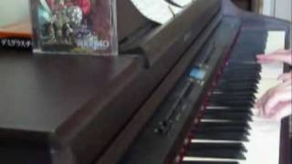 played with piano  