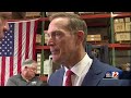 Donald Trump Jr Campaigns With Ted Budd During Greensboro Stop