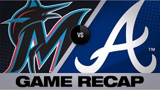Teheran, Acuna lead Braves to 5-0 victory | Marlins-Braves Game Highlights 8/21/19