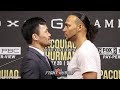MANNY PACQUIAO AND KEITH THURMAN COME FACE TO FACE FOR THE FIRST TIME IN NEW YORK - FULL FACE OFF