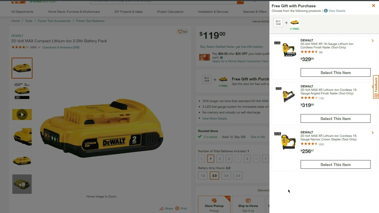 Dewalt 20V Max Nailer Hacks!! Home Depot Hacks!! 🔥🔥