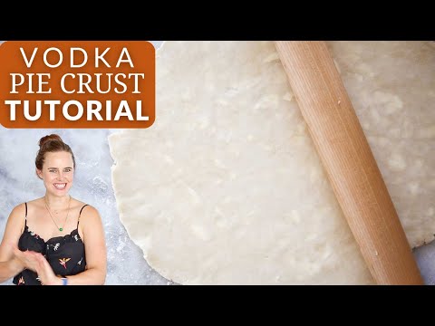 VODKA PIE CRUST TUTORIAL: A foolproof all butter pie crust recipe using vodka!