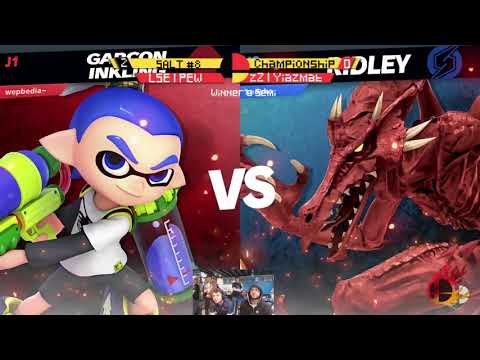 [S@LT#8] PEW (Ness, Inkling) vs Yiazmat Goth (Ridley, Incineroar) Winners Semi-Final