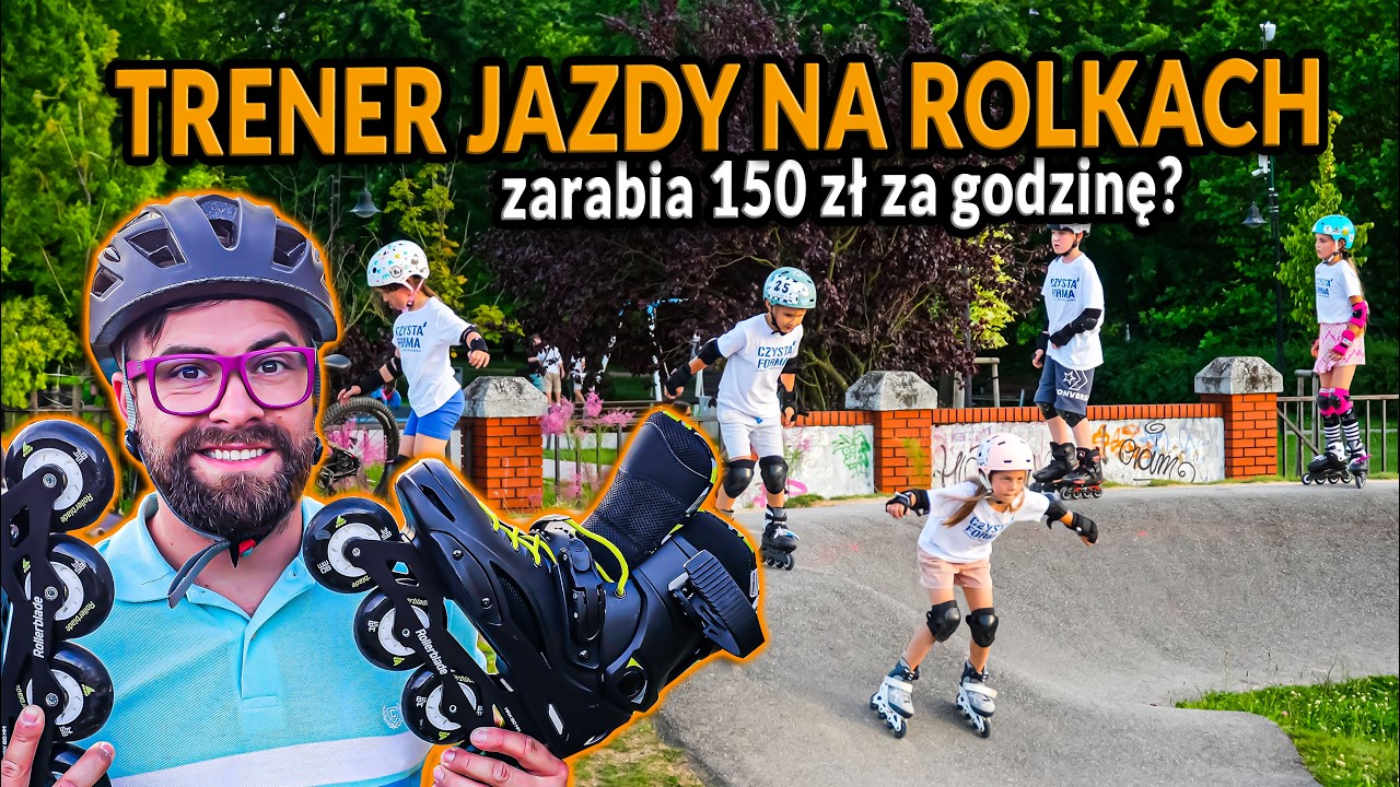 TRENER JAZDY NA ROLKACH, uczy 200 osób, 150zł za godzinę nauki. Pasje zmienił w biznes | DO ROBOTY