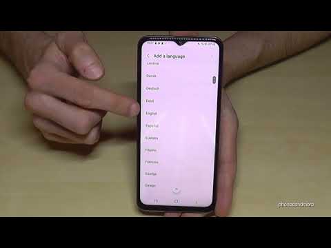 Samsung Galaxy M23 5G: How to change the language? (also the local dialect)
