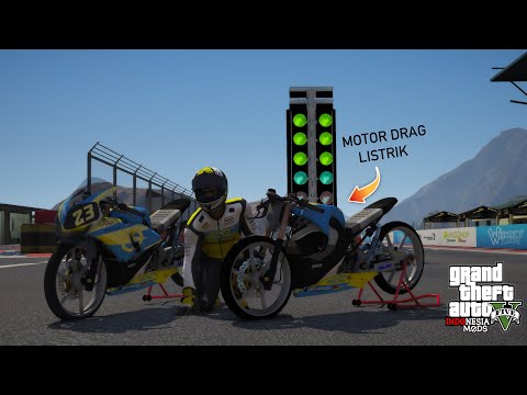 Pertama Kali Nyoba Motor Drag Listrik - GTA V Rojali