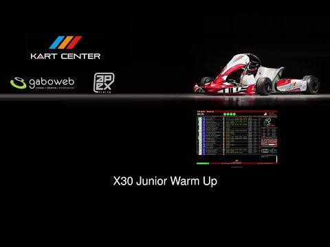X30 Junior Warm Up (2018-05-26)  Live Timing Kart Center