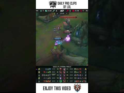 How JDG Knight, 369, and Kanavi Demolished BLG Yagao on mid ! #shorts