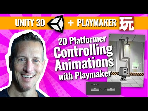 Unity Playmaker 2D Platformer - Play Animation Idle and Run