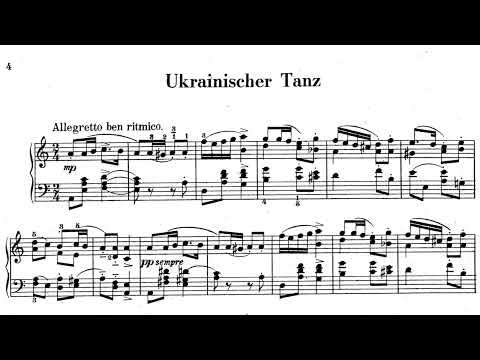 Barvinsky, Vasyl (1888-1963)      Miniatures on Ukrainian Folksongs - II. Ukrainian Dance