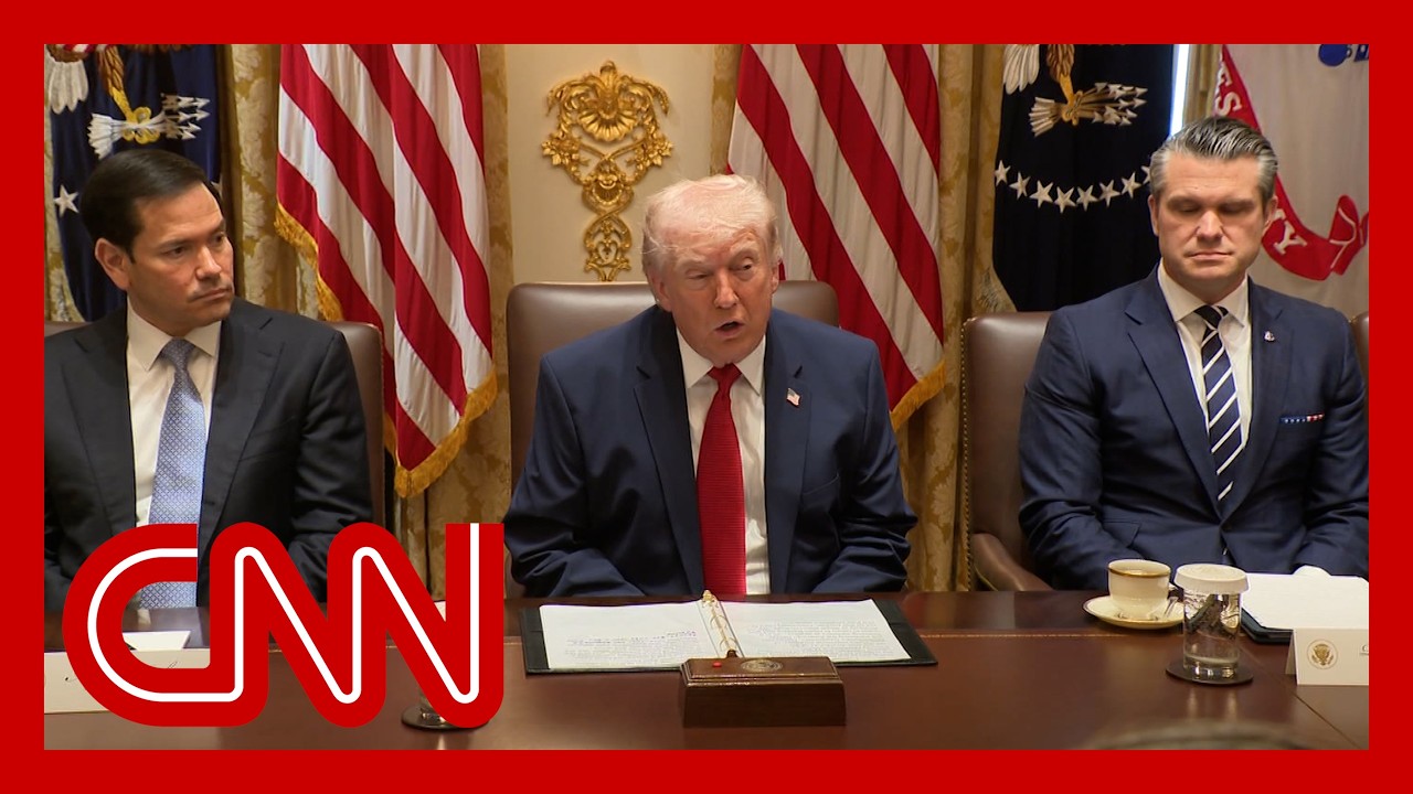 Live: Trump holds Cabinet meeting