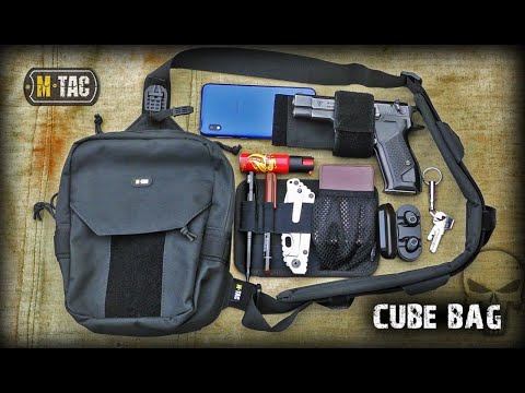 M-Tac сумка Cube Bag Black (черный) тактическая - фото 1 - id-p1873572769