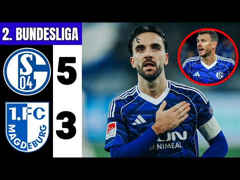 FC Schalke 04 - 1. FC Magdeburg 5-3 Highlights | 2. Bundesliga 2025/26 Schalke Magdeburg