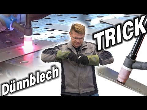 Wie einfach |  WIG Tipp für Dünnbleche | Schweißbad Durchdrücken