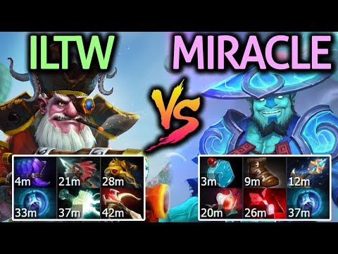 Miracle- Storm Spirit VS iltw Sniper Dota 2 | Counter Pick! Not Easy