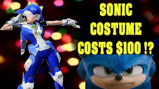 $100 for a Sonic Costume Cosmetic.... WHAT?