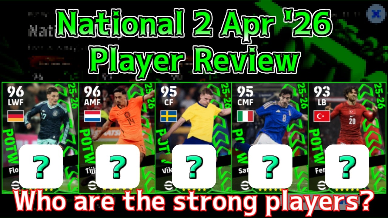 POTW National 2 Apr '26 Player Review │ eFootball Mobile 2026