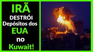 EUA BOMBARDEIAM 6 Províncias do Irã pela 13ª Noite! + Irã DESTRÓI Depósitos dos EUA no Kuwait!