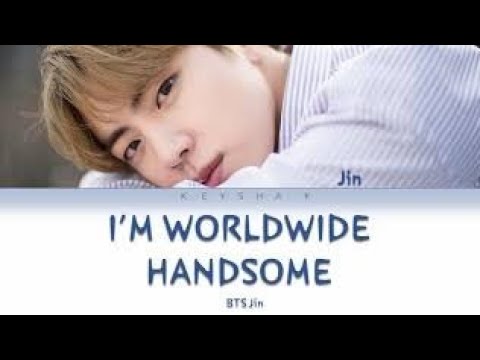 BTS Jin I'm Worldwide Handsome Lyrics [Color Coded]