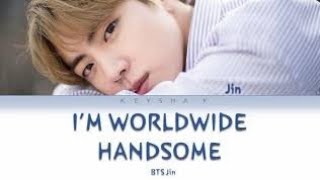 BTS Jin Im Worldwide Handsome Lyrics Color Coded