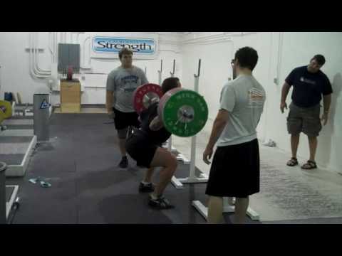 Donny Shankle Squat 190 KG Reps at California Strength Olympic Weightlifting