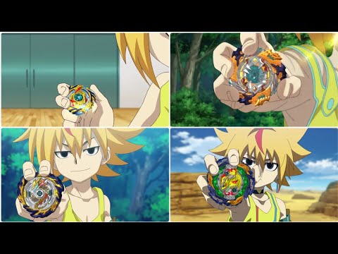 All First Appearances of Fafnir in Beyblade Burst Season 2-6